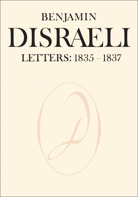 Cover image for book Benjamin Disraeli Letters