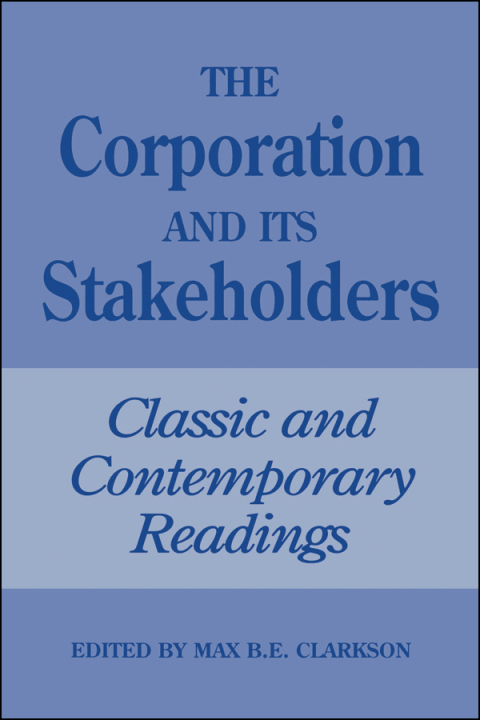 Cover image for book The Corporation and Its Stakeholders