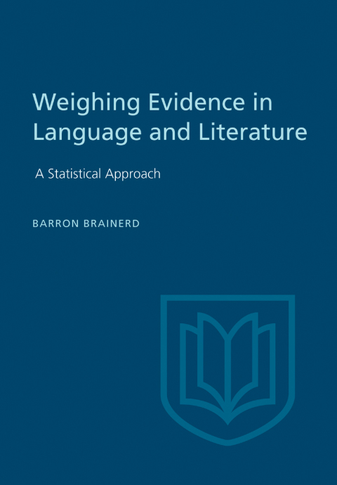 Cover image for book Weighting Evidence in Language and Literature