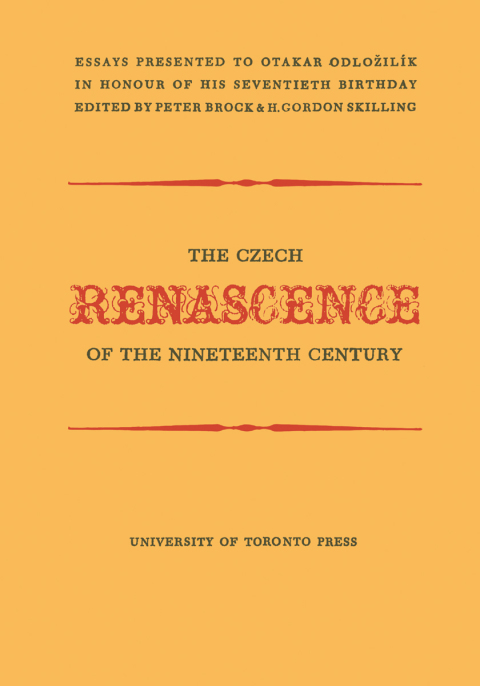 Cover image for book The Czech Renascence of the Nineteenth Century