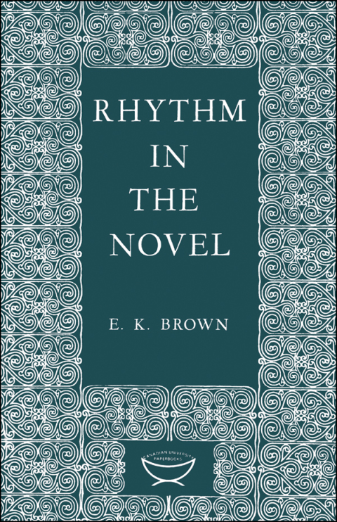 Cover image for book Rhythm in the Novel