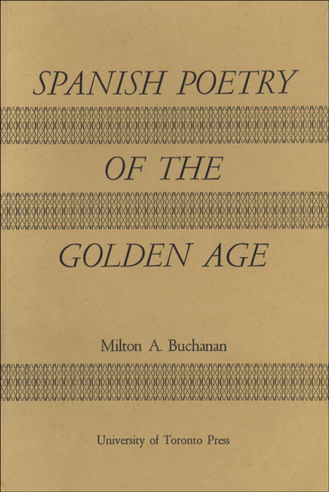 Cover image for book Spanish Poetry of the Golden Age