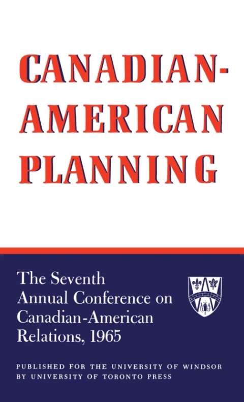 Cover image for book Canadian-American Planning