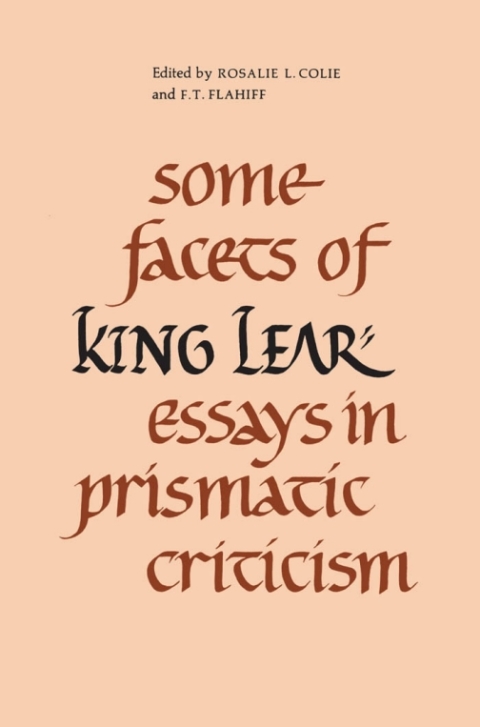 Cover image for book Some Facets of King Lear
