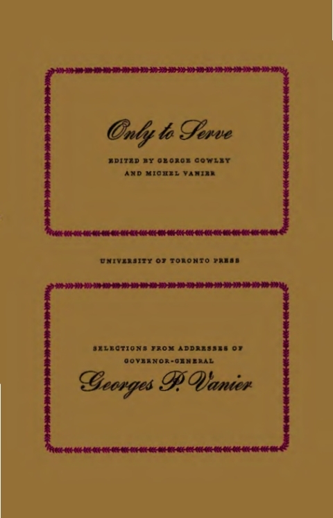 Cover image for book Only to Serve