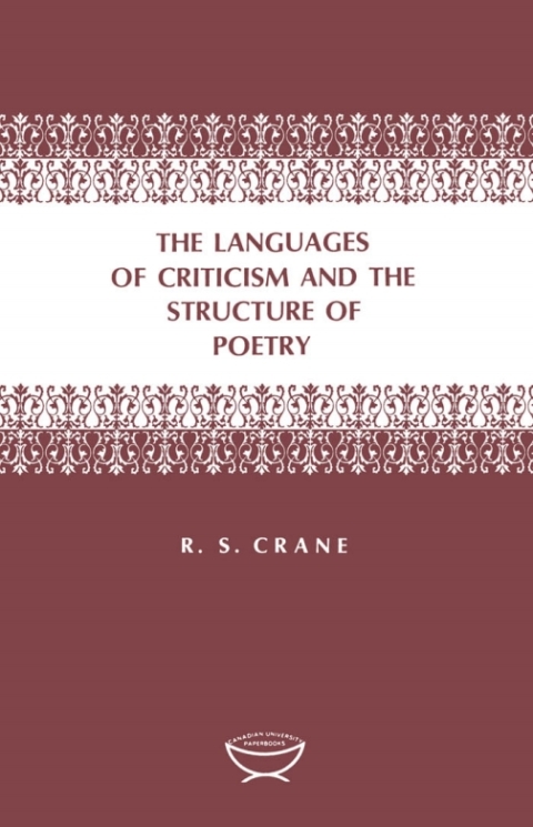 Cover image for book The Languages of Criticism and the Structure of Poetry