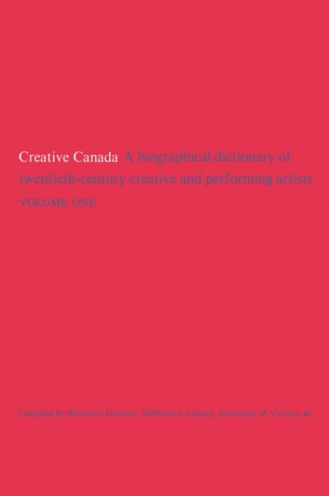 Cover image for book Creative Canada