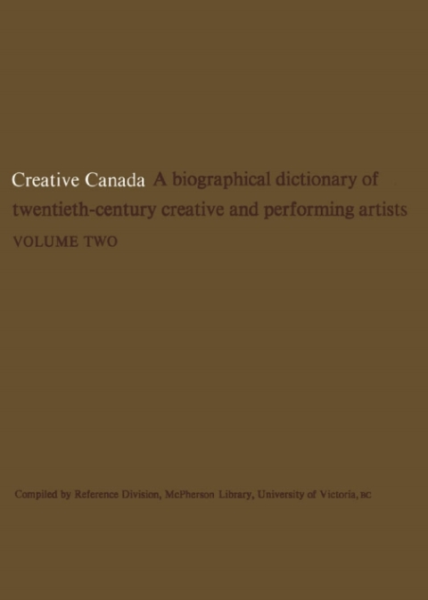 Cover image for book Creative Canada