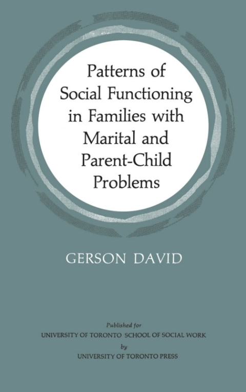 Cover image for book Patterns of Social Functioning in Families with Marital and Parent-Child Problems