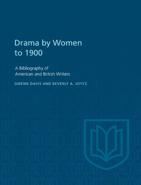 Cover image for book Drama by Women To 1900