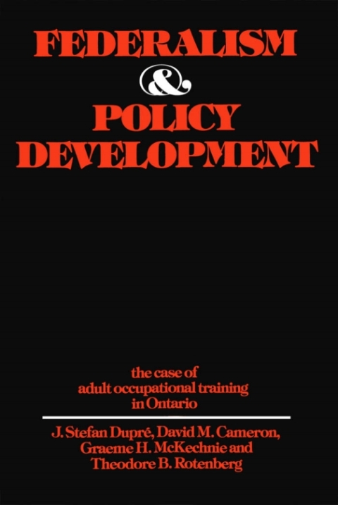 Cover image for book Federalism and Policy Development