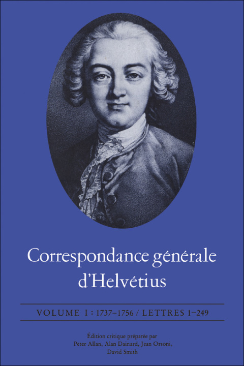 Cover image for book Correspondance générale d'Helvétius, Volume I