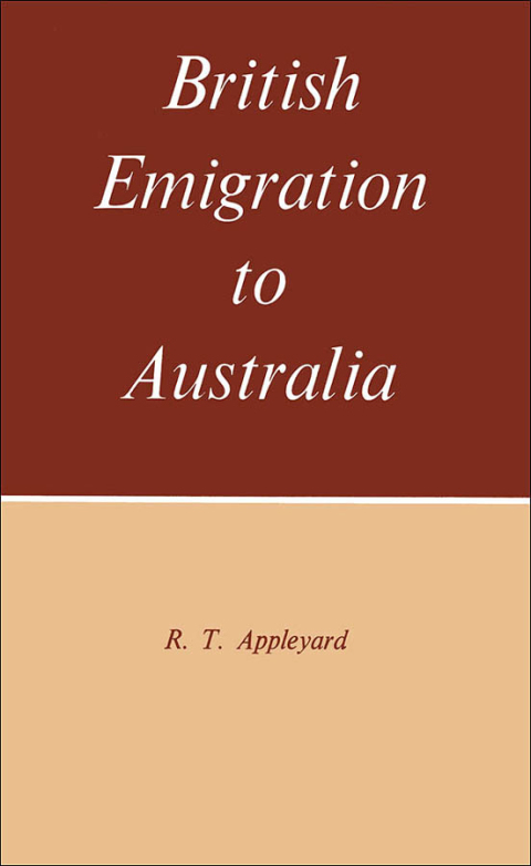 Cover image for book British Emigration to Australia