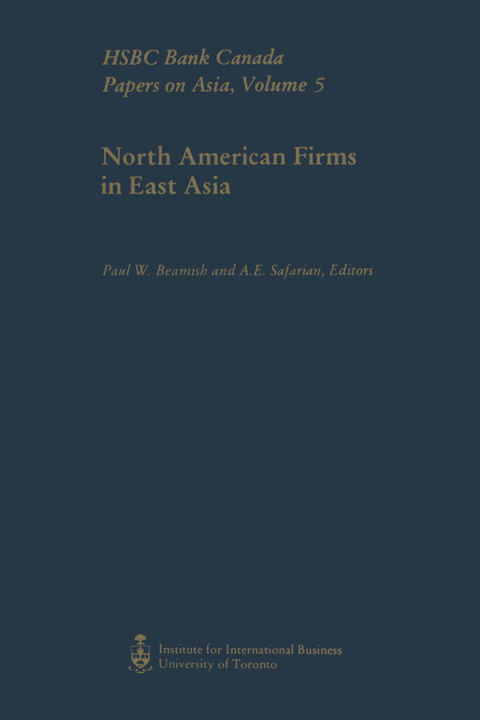 Cover image for book North American Firms in East Asia