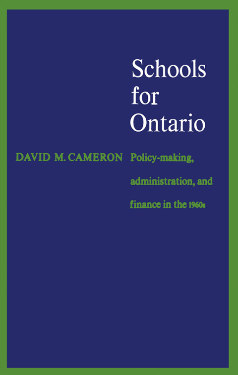 Cover image for book Schools for Ontario