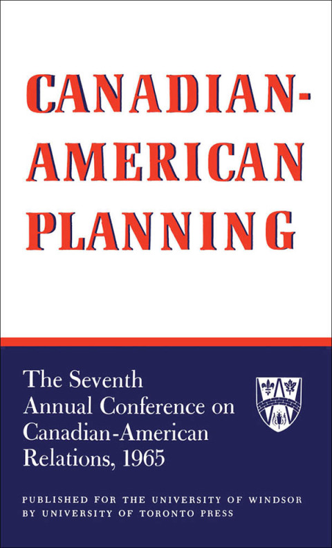 Cover image for book Canadian-American Planning