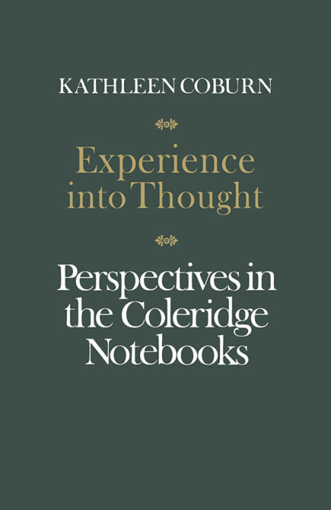 Cover image for book Experience into Thought
