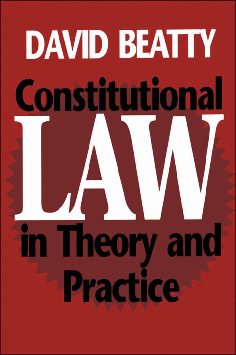 Cover image for book Constitutional Law in Theory and Practice