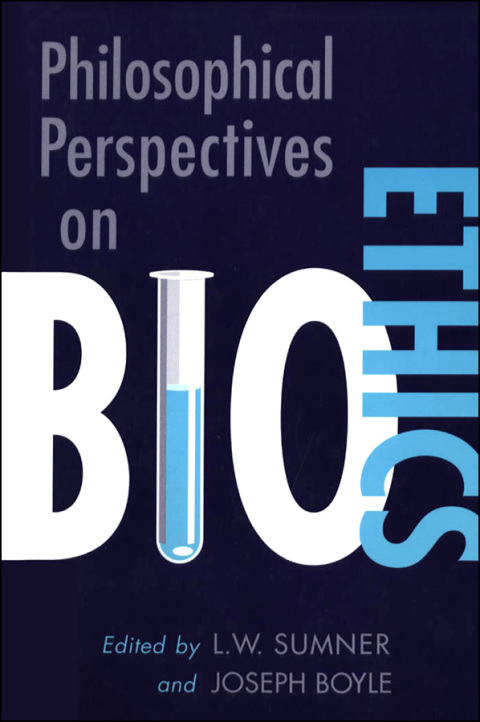 Cover image for book Philosophical Perspectives on Bioethics