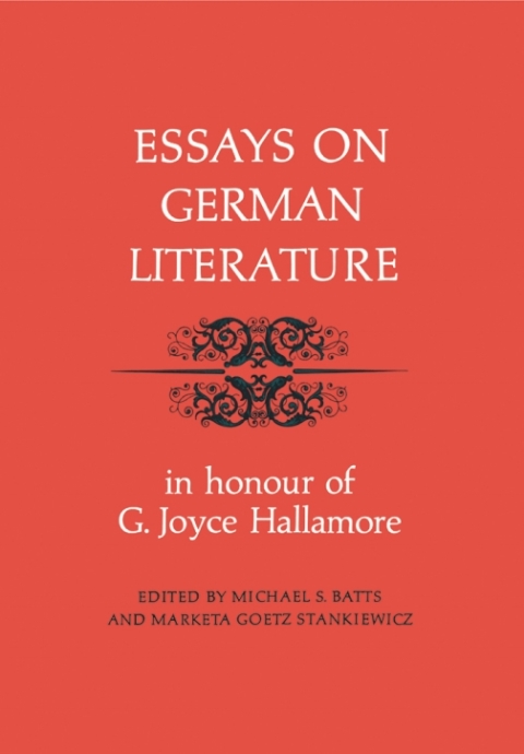 Cover image for book Essays on German Literature