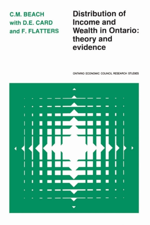 Cover image for book Distribution of Income and Wealth in Ontario