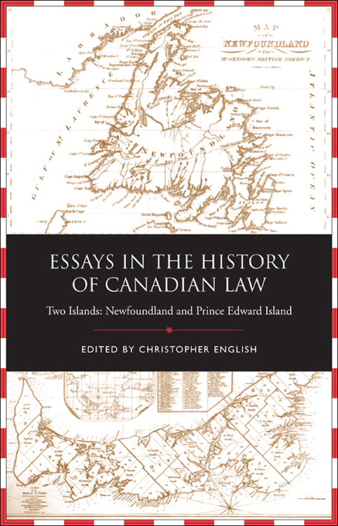 Cover image for book Essays in the History of Canadian Law