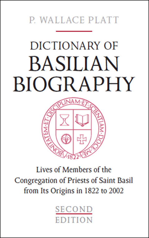Cover image for book Dictionary of Basilian Biography