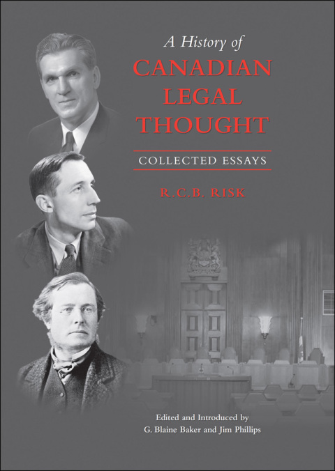Cover image for book A History of Canadian Legal Thought