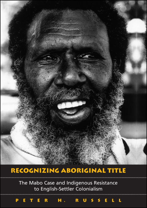 Cover image for book Recognizing Aboriginal Title
