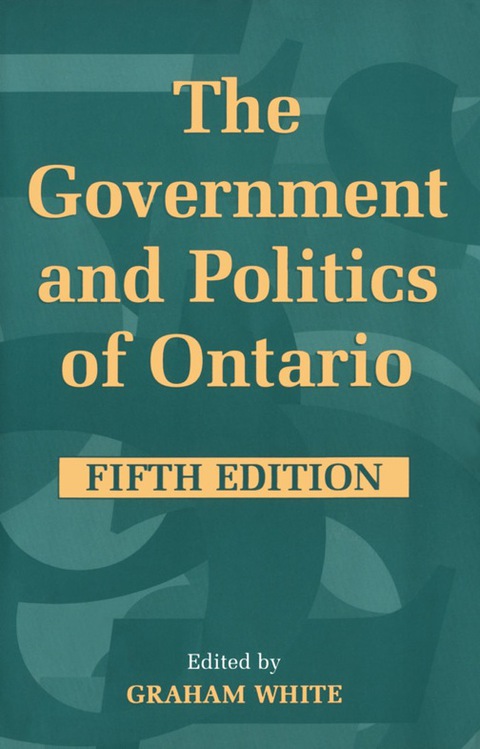 Cover image for book The Government and Politics of  Ontario