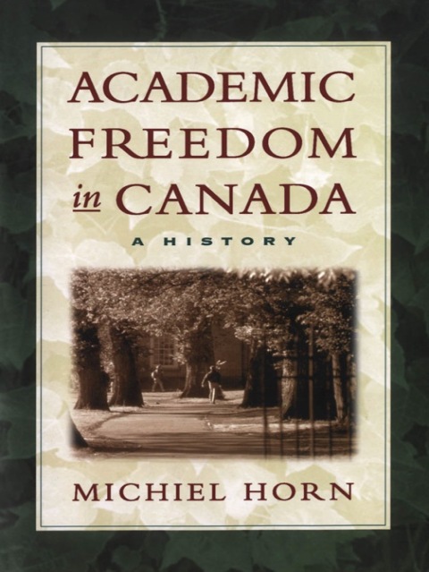 Cover image for book Academic Freedom in Canada