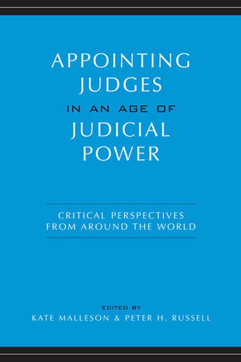 Cover image for book Appointing Judges in an Age of Judicial Power