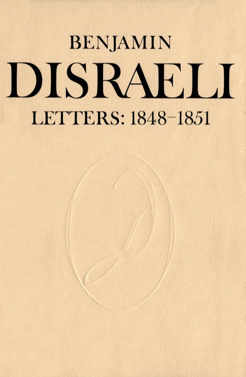 Cover image for book Benjamin Disraeli Letters