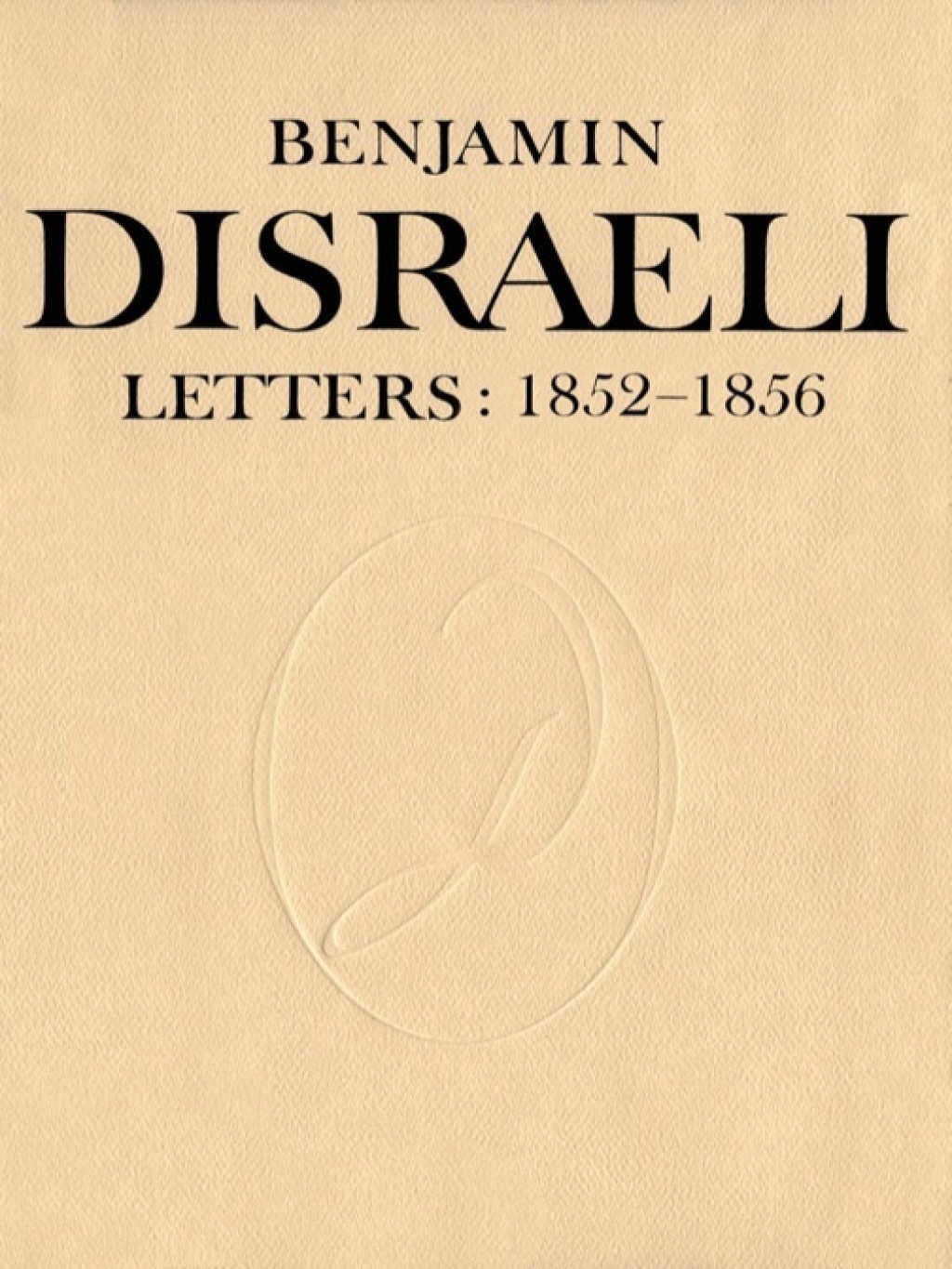 Page Fidelity Benjamin Disraeli Letters; $165.60