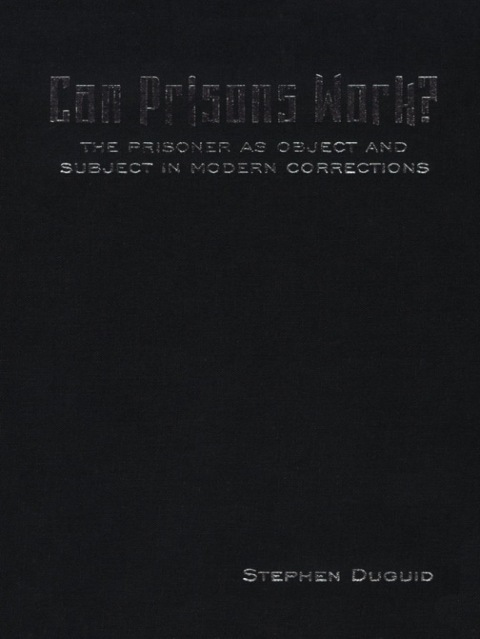 Cover image for book Can Prisons Work?