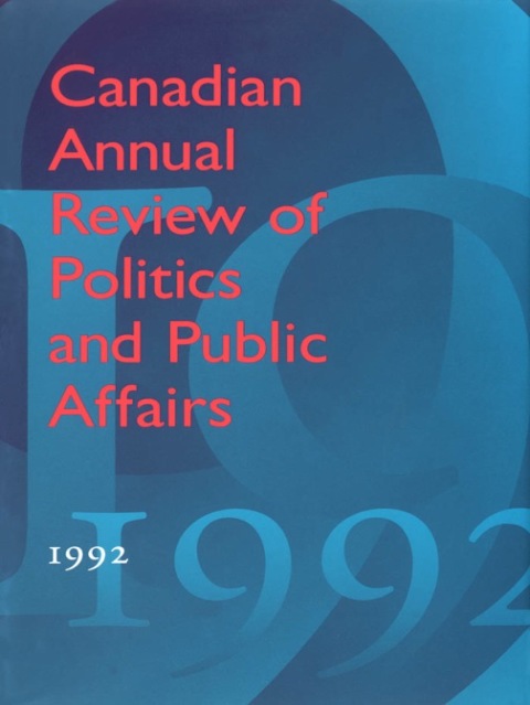 Cover image for book Canadian Annual Review of Politics and Public Affairs