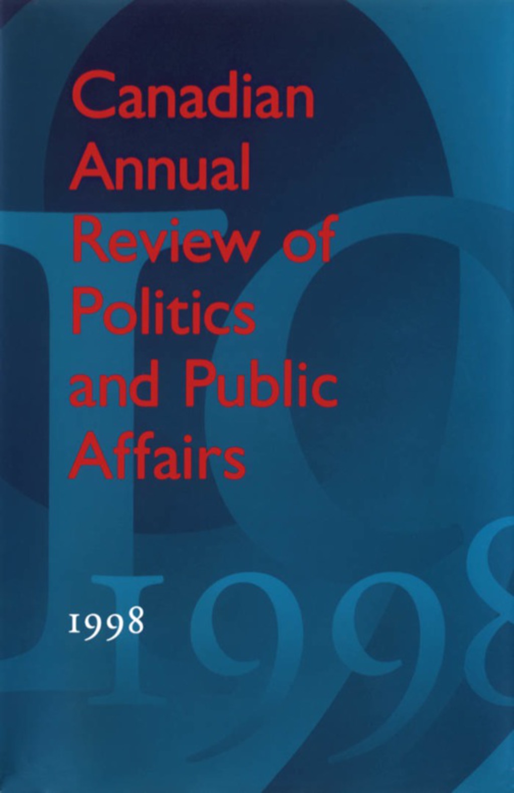 Page Fidelity Canadian Annual Review of Politics and Public Affairs; $129.60