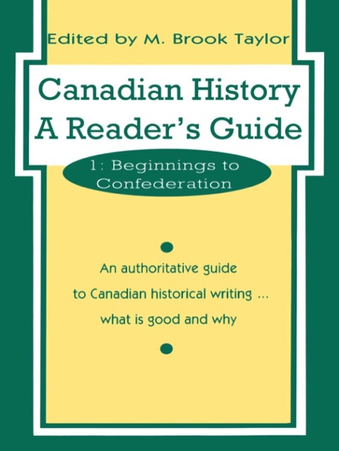 Cover image for book Canadian History: a Reader's Guide