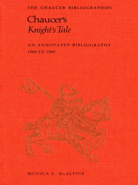 Cover image for book Chaucer's Knight's Tale