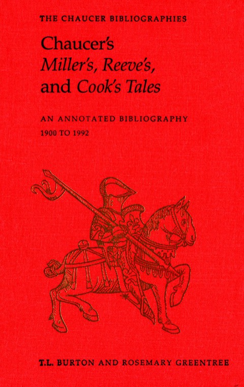Cover image for book Chaucer's Miller's, Reeve's, and Cook's Tales