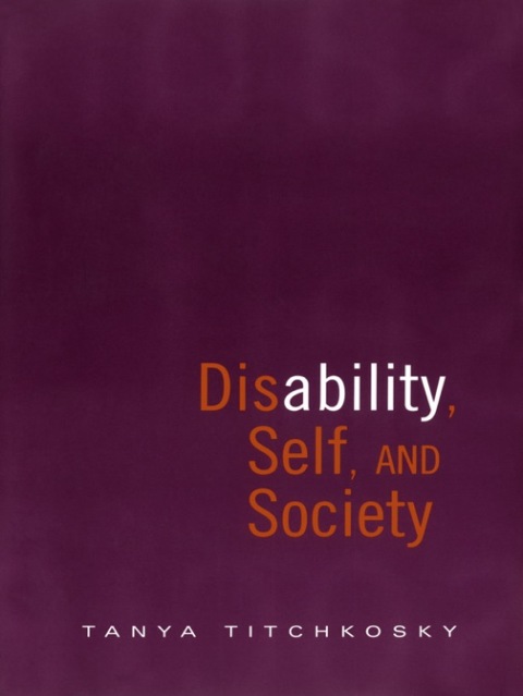 Cover image for book Disability, Self, and Society