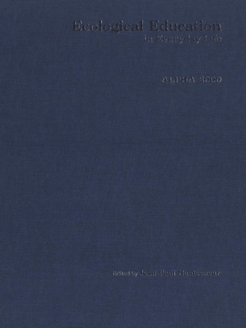 Cover image for book Ecological Education in Everyday Life