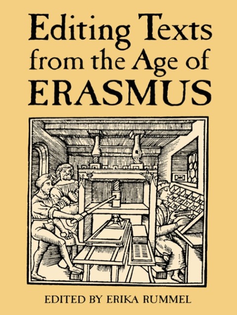 Cover image for book Editing Texts from the Age of Erasmus