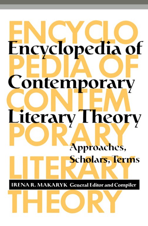Cover image for book Encyclopedia of Contemporary Literary Theory