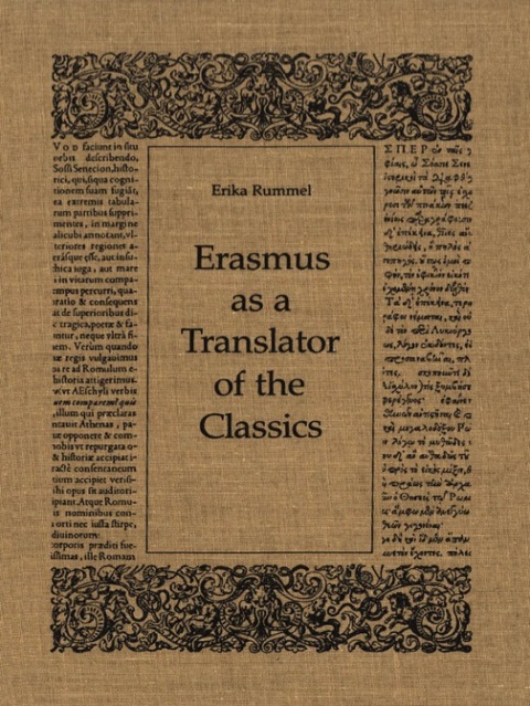Cover image for book Erasmus as a Translator of the Classics