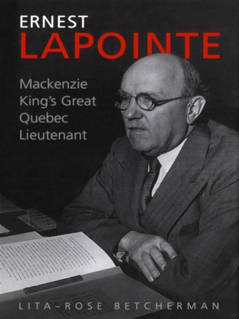 Cover image for book Ernest Lapointe