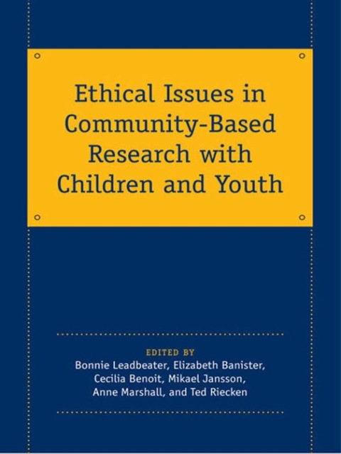 Cover image for book Ethical Issues in Community-Based Research with Children and Youth