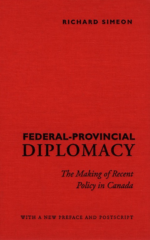 Cover image for book Federal-Provincial Diplomacy