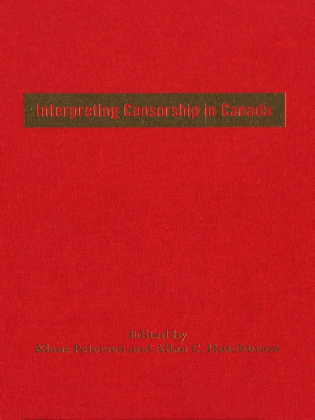 Page Fidelity Interpreting Censorship in Canada; $95.76