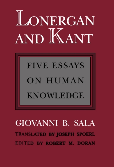 Cover image for book Lonergan and Kant